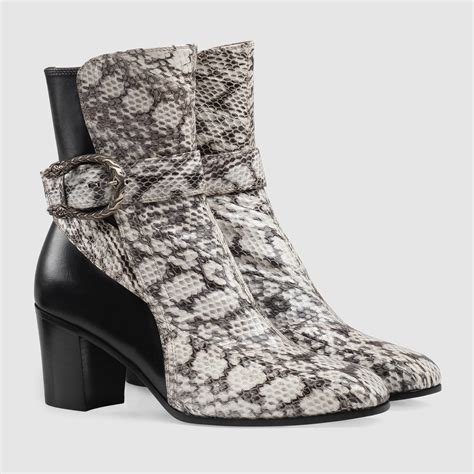 gucci boots with snakes|gucci ankle boots suede.